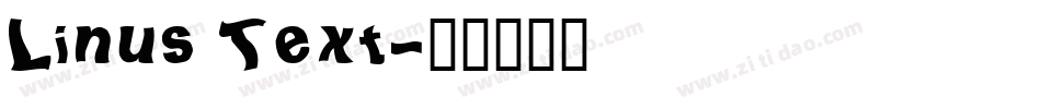 Linus Text字体转换